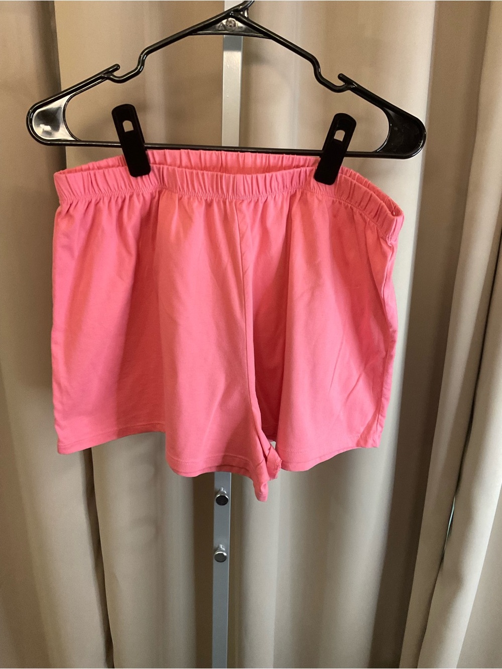 BP Women's Elastic-Waist Pink Lounge Shorts